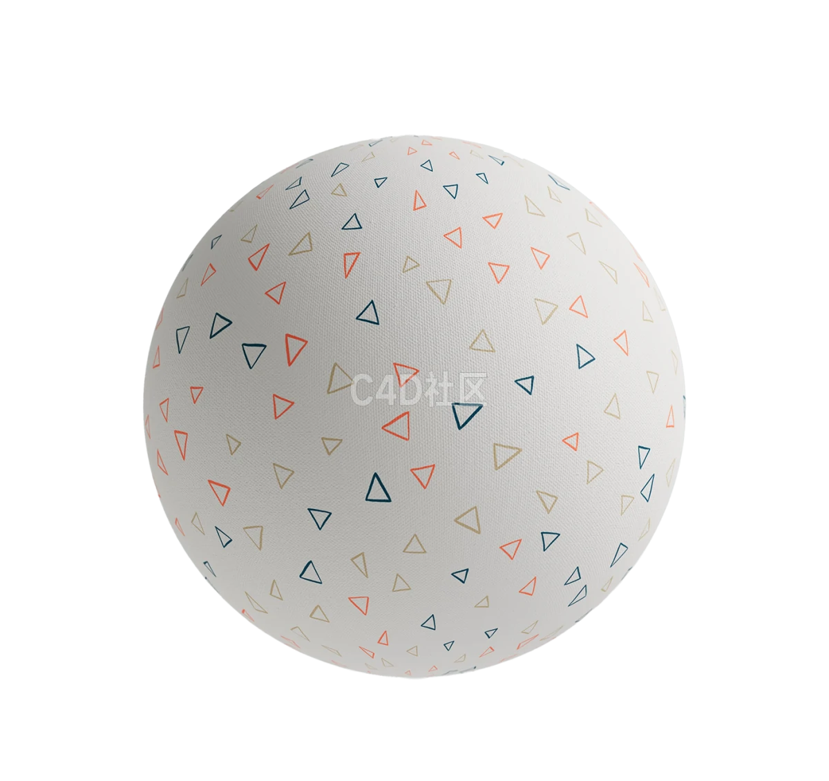 彩绘三角形 250527444